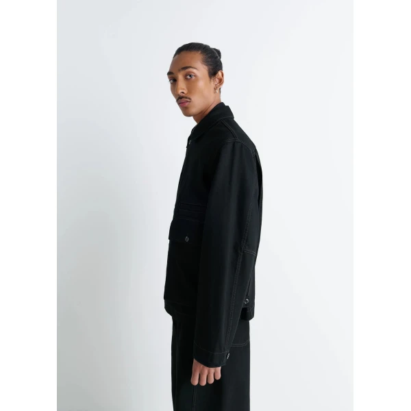 Lemaire Boxy Jacket in Denim, view 2