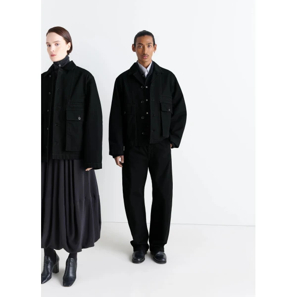 Lemaire Boxy Jacket in Denim, view 3