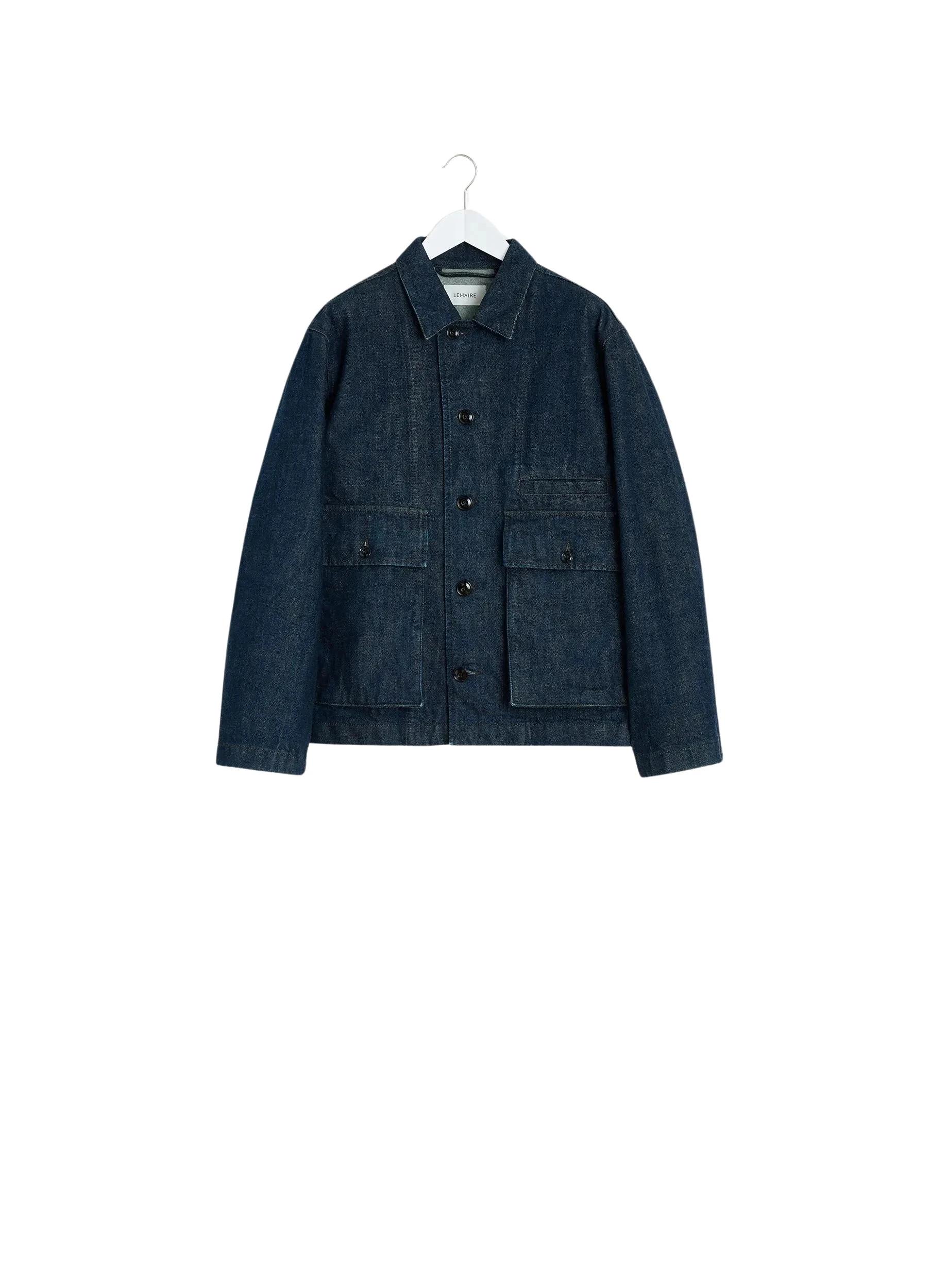 Lemaire-Boxy-Jacket-in-Denim-coveti-628962_nobg Lemaire Boxy Jacket in Denim - Jackets - Parisian Minimalist Luxury at Coveti