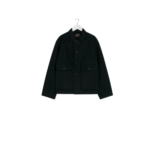 Lemaire Boxy Jacket in Denim - Jackets - Parisian Minimalist Luxury at Coveti