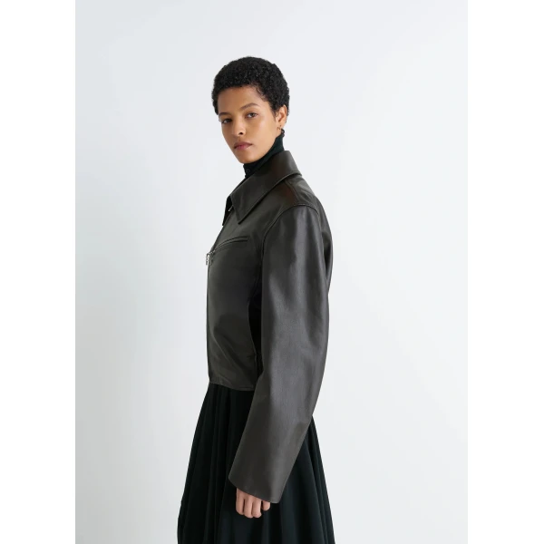Lemaire Boxy Leather Blouson in Leather Jacket, view 2
