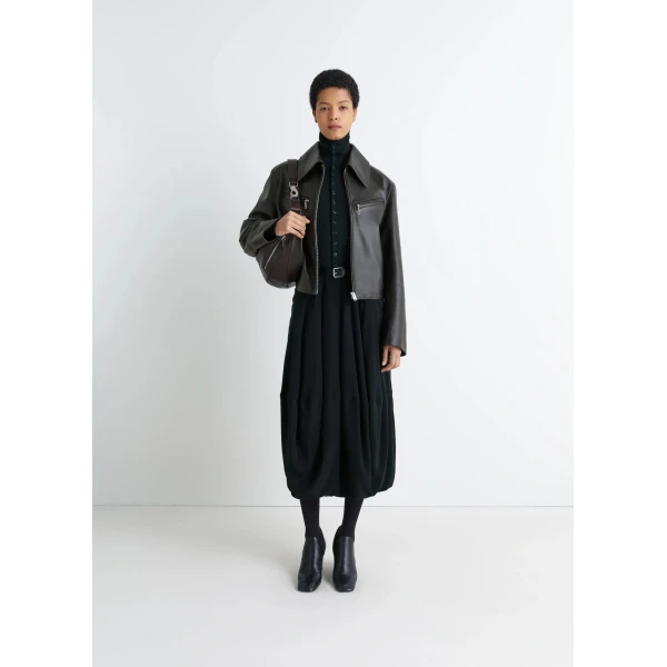 Lemaire Boxy Leather Blouson in Leather Jacket, view 4