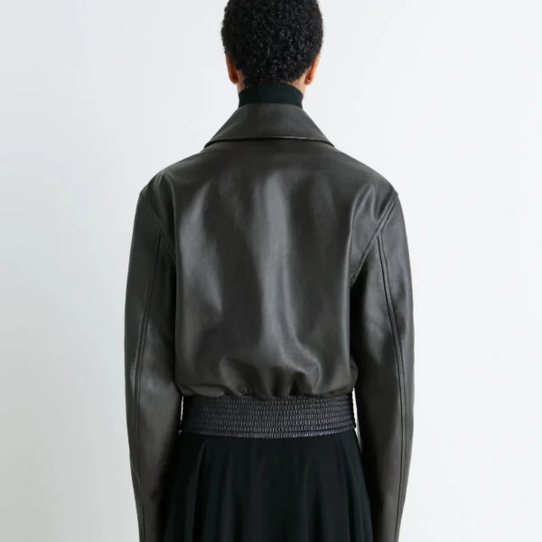 Lemaire Boxy Leather Blouson in Leather - Jackets - Parisian Minimalist Luxury at Coveti