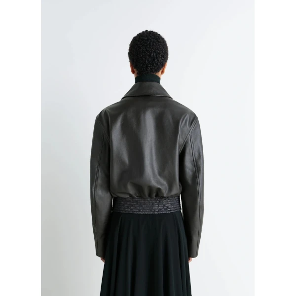 Lemaire Boxy Leather Blouson in Leather Jacket, view 6
