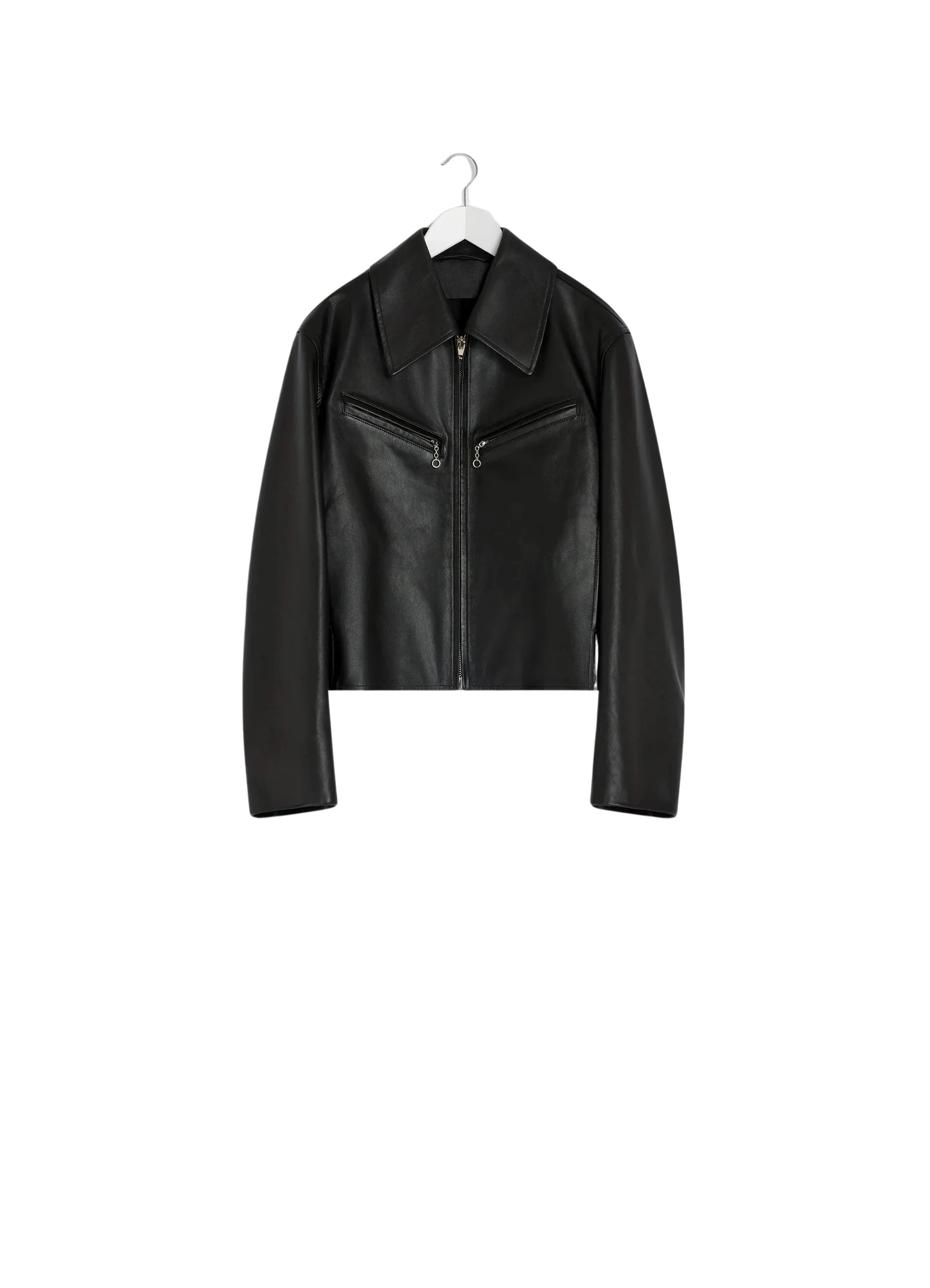 Lemaire-Boxy-Leather-Blouson-in-Leather-coveti72292_nobg Lemaire Boxy Leather Blouson in Leather - Jackets - Parisian Minimalist Luxury at Coveti