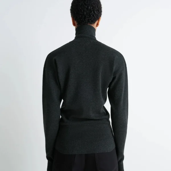 Lemaire Buttoned Fitted Cardigan in Fine Wool - Knitwear - Parisian Minimalist Luxury at Coveti