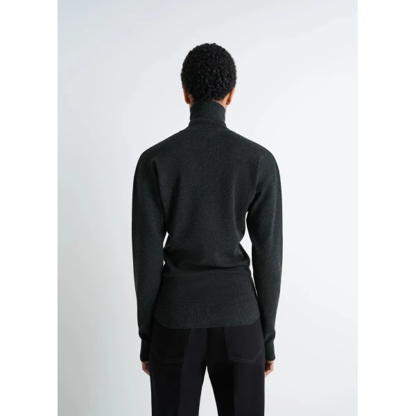 Lemaire Buttoned Fitted Cardigan in Fine Wool, view 5