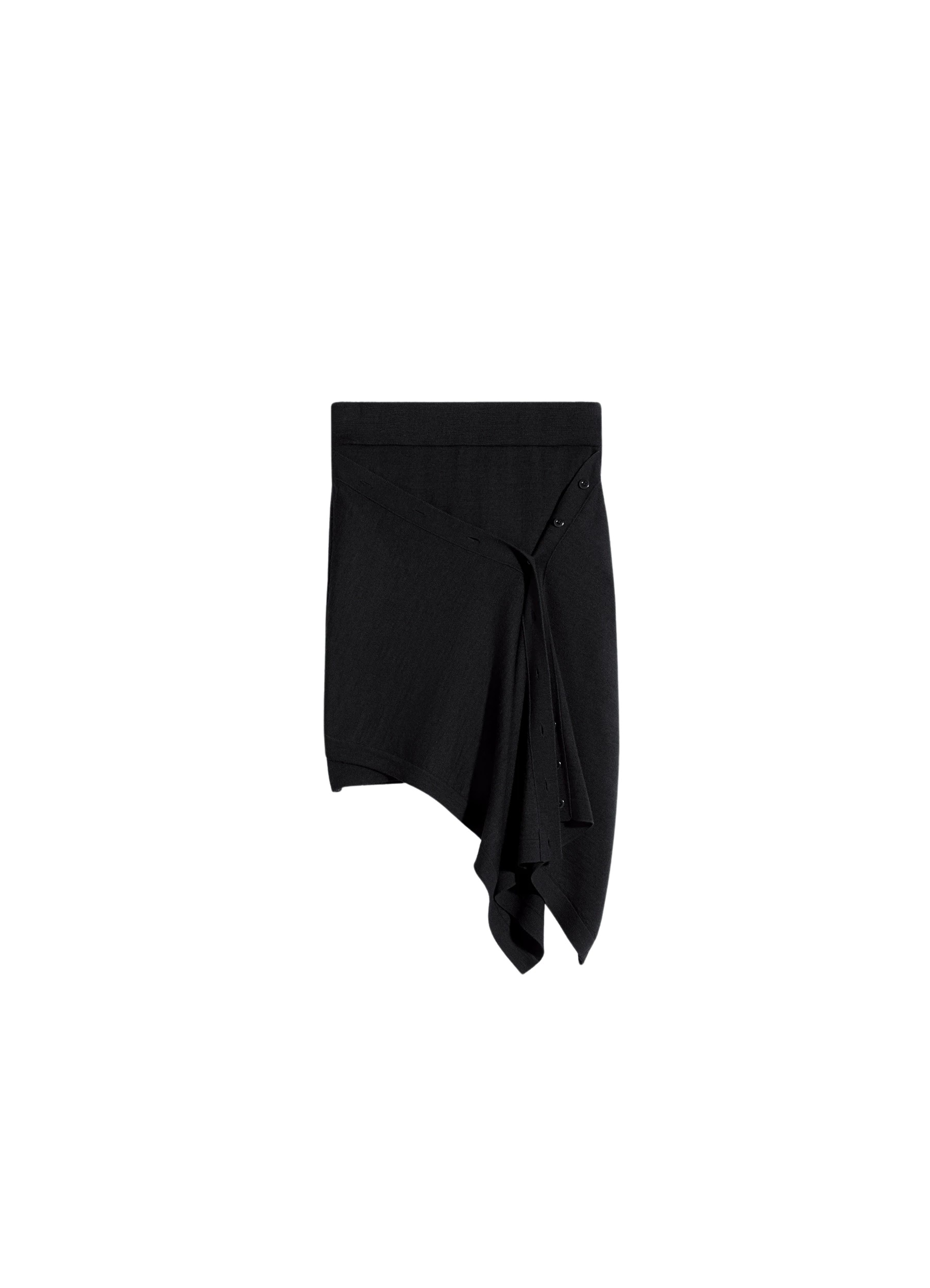 Lemaire Buttoned Skirt in Merino Blend - Knitwear - Parisian Minimalist Luxury at Coveti