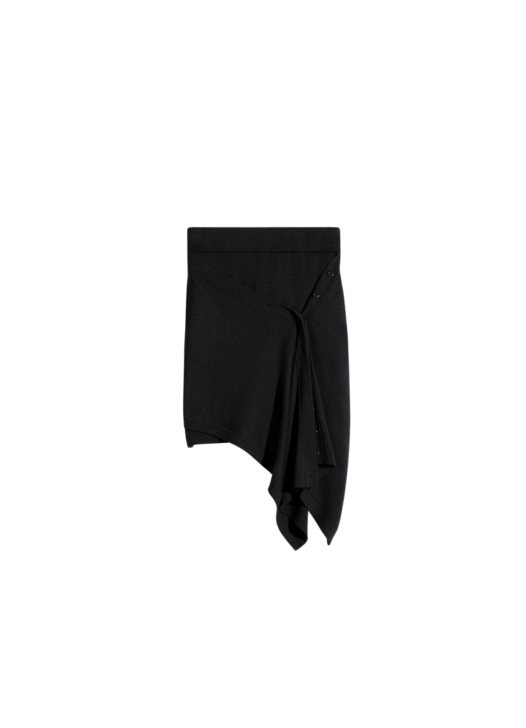 Lemaire-Buttoned-Skirt-in-Merino-Blend-coveti-195605_nobg Lemaire Buttoned Skirt in Merino Blend - Knitwear - Parisian Minimalist Luxury at Coveti