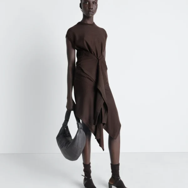 Lemaire Buttoned Skirt in Merino Blend - Knitwear - Parisian Minimalist Luxury at Coveti