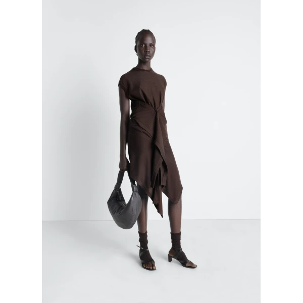 Lemaire Buttoned Skirt in Merino Blend, view 2