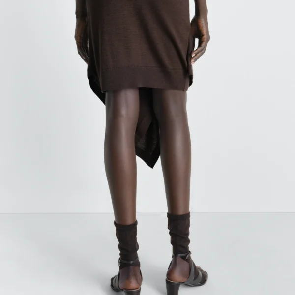 Lemaire Buttoned Skirt in Merino Blend - Knitwear - Parisian Minimalist Luxury at Coveti