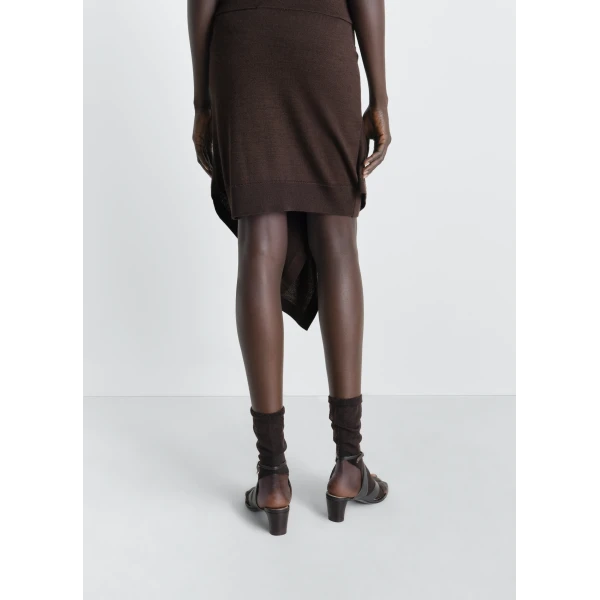 Lemaire Buttoned Skirt in Merino Blend, view 5