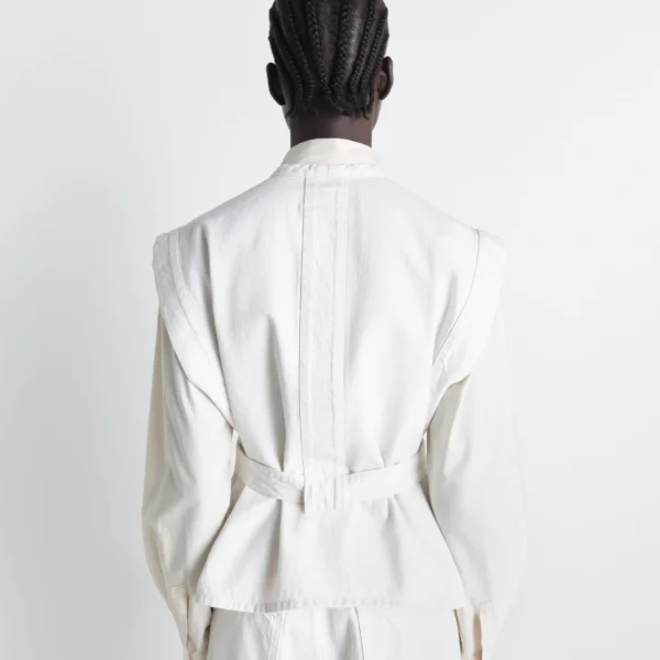 Lemaire Chasuble in Denim - Tops - Parisian Minimalist Luxury at Coveti