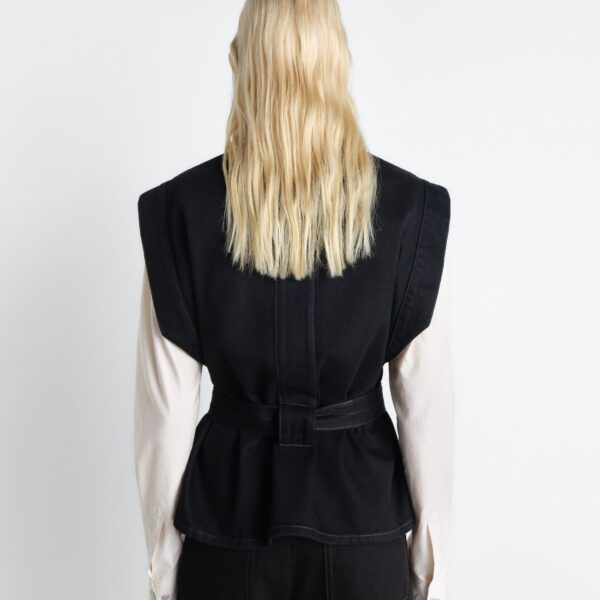 Lemaire Chasuble in Denim - Tops - Parisian Minimalist Luxury at Coveti