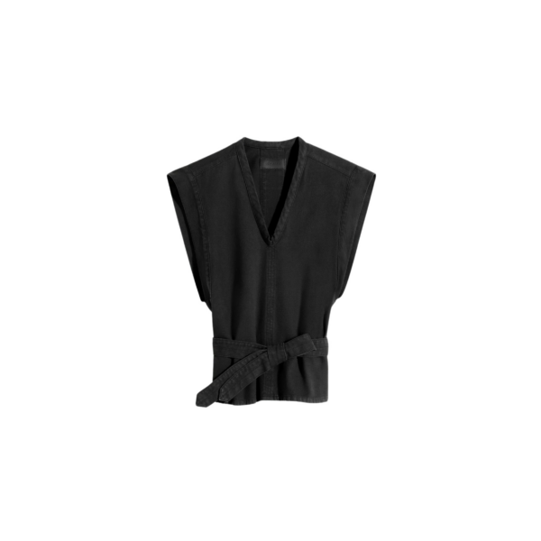 Lemaire Chasuble in Denim - Tops - Parisian Minimalist Luxury at Coveti