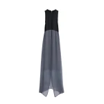 Lemaire Column Dress in Crepe De Chine Viscose - Dresses - Parisian Minimalist Luxury at Coveti