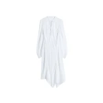 Lemaire Creased Bias Dress in Poly Viscose Twill - Dresses - Parisian Minimalist Luxury at Coveti