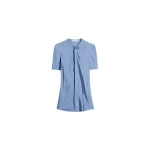 Lemaire Creased Fitted Shirt in Poly Viscose Twill - Tops - Parisian Minimalist Luxury at Coveti