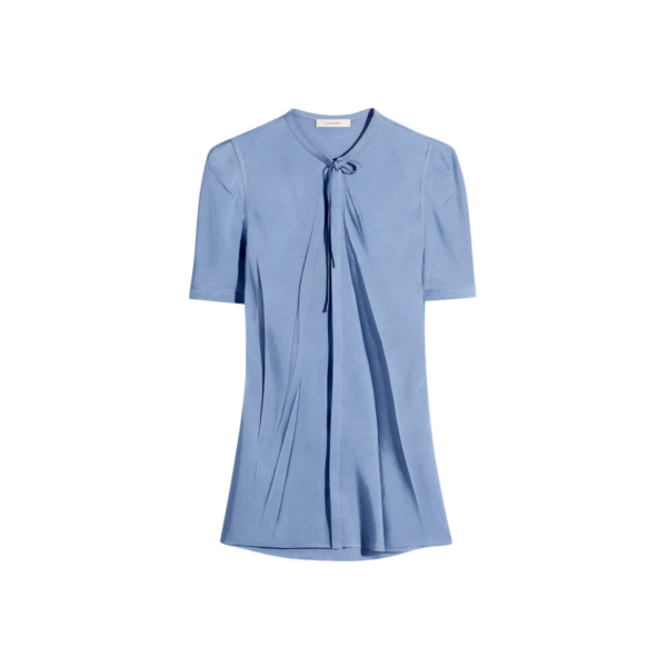 Lemaire Creased Fitted Shirt in Poly Viscose Twill - Tops - Parisian Minimalist Luxury at Coveti