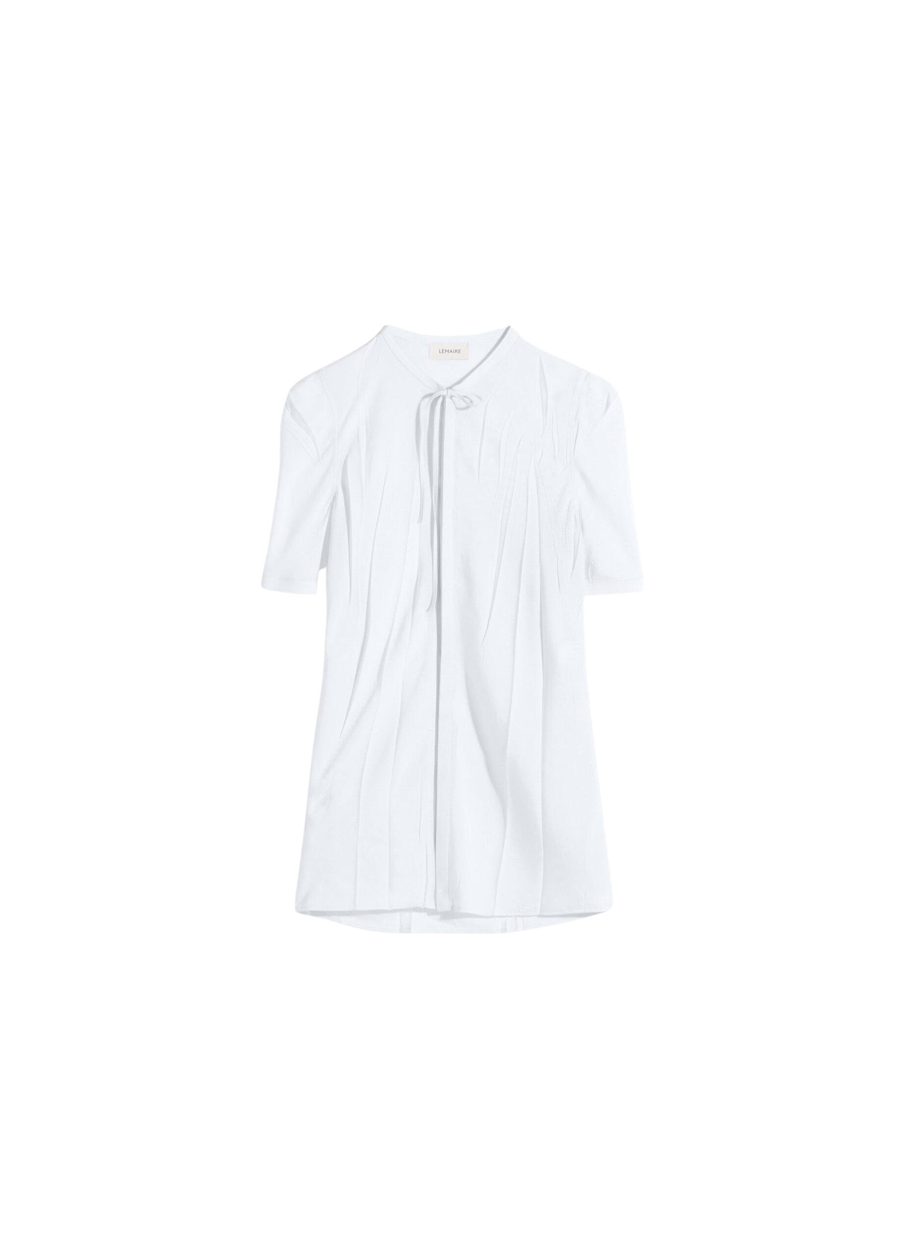 Lemaire Creased Fitted Shirt in Poly Viscose Twill