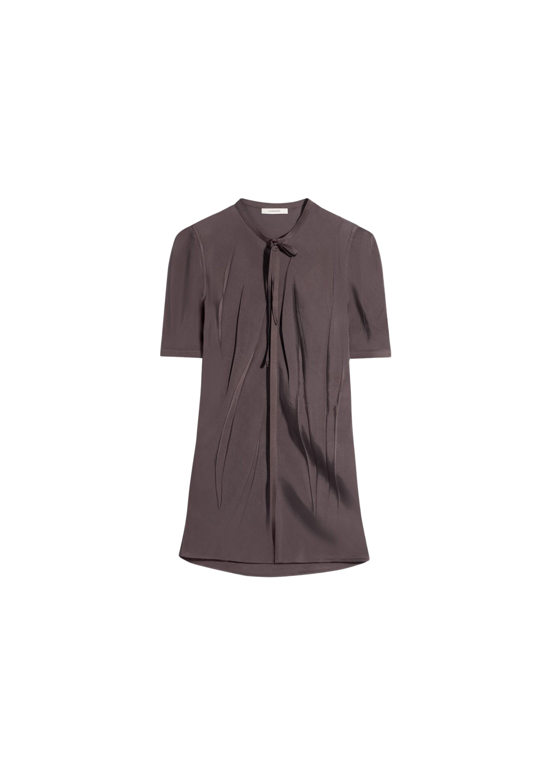Lemaire Creased Fitted Shirt in Poly Viscose Twill