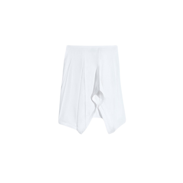 Lemaire Creased Foulard Skirt in Poly Viscose Twill - Skirts - Parisian Minimalist Luxury at Coveti