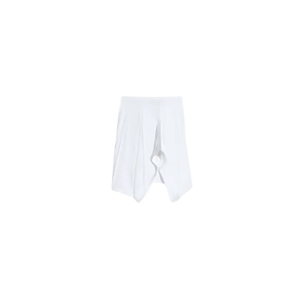 Lemaire Creased Foulard Skirt in Poly Viscose Twill - Skirts - Parisian Minimalist Luxury at Coveti
