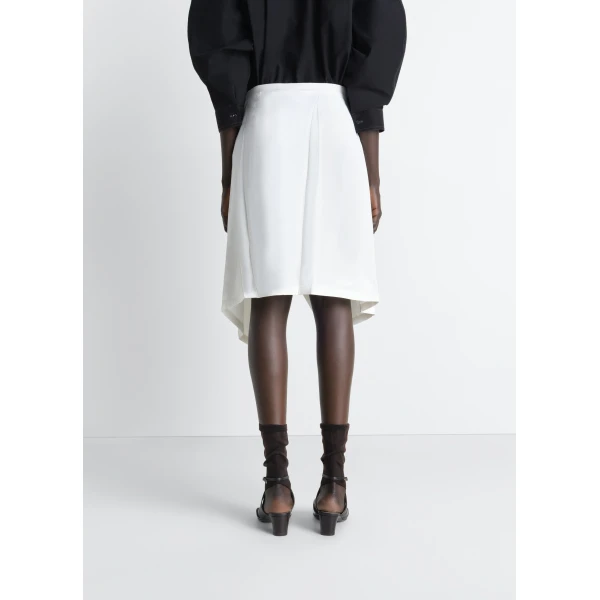 Lemaire Creased Foulard Skirt in Poly Viscose Twill, view 5