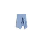 Lemaire Creased Foulard Skirt in Poly Viscose Twill - Skirts - Parisian Minimalist Luxury at Coveti