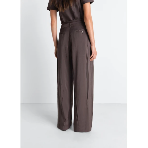 Lemaire Creased Soft Pants in Poly Viscose Twill, view 2