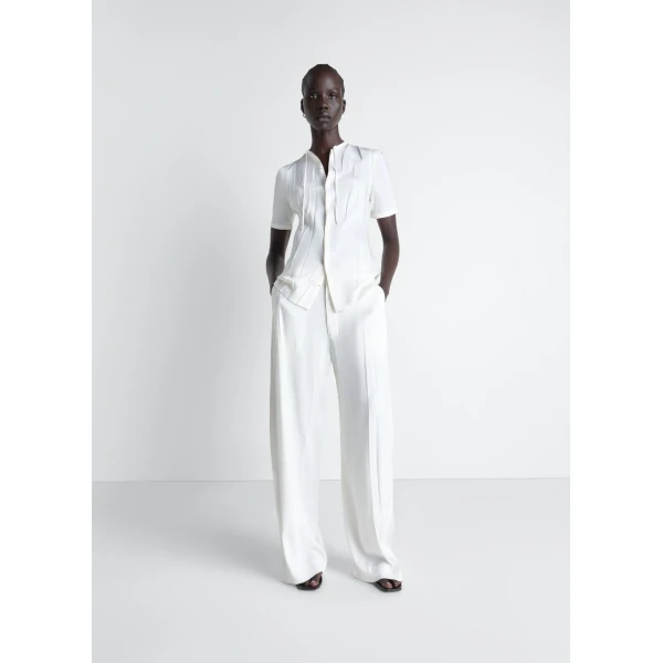 Lemaire Creased Soft Pants in Poly Viscose Twill, view 2
