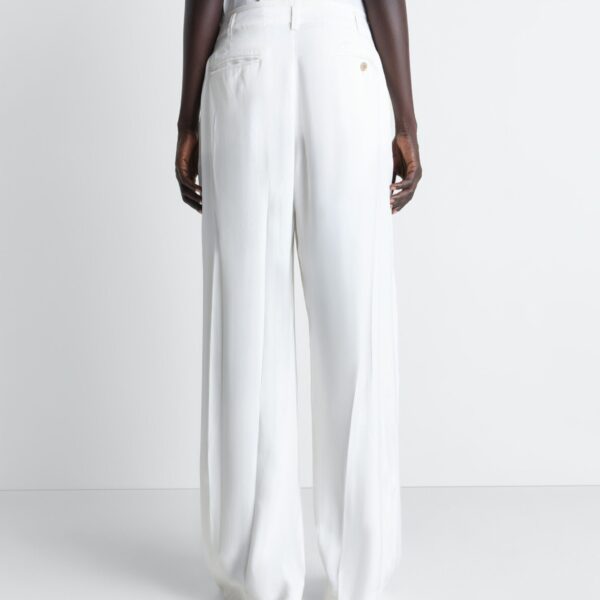 Lemaire Creased Soft Pants in Poly Viscose Twill - Pants - Parisian Minimalist Luxury at Coveti