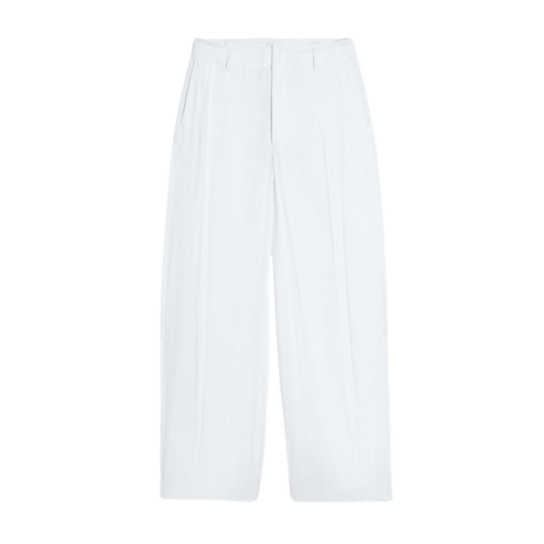 Lemaire Creased Soft Pants in Poly Viscose Twill - Pants - Parisian Minimalist Luxury at Coveti