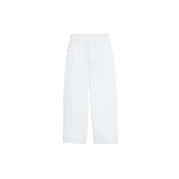 Lemaire Creased Soft Pants in Poly Viscose Twill - Pants - Parisian Minimalist Luxury at Coveti