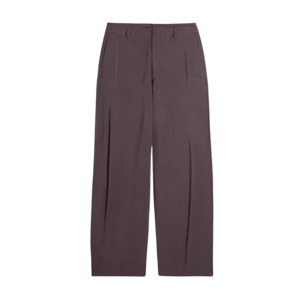Lemaire Creased Soft Pants in Poly Viscose Twill - Pants - Parisian Minimalist Luxury at Coveti