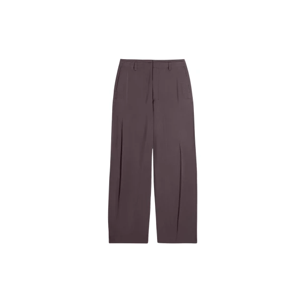 Lemaire Creased Soft Pants in Poly Viscose Twill - Pants - Parisian Minimalist Luxury at Coveti