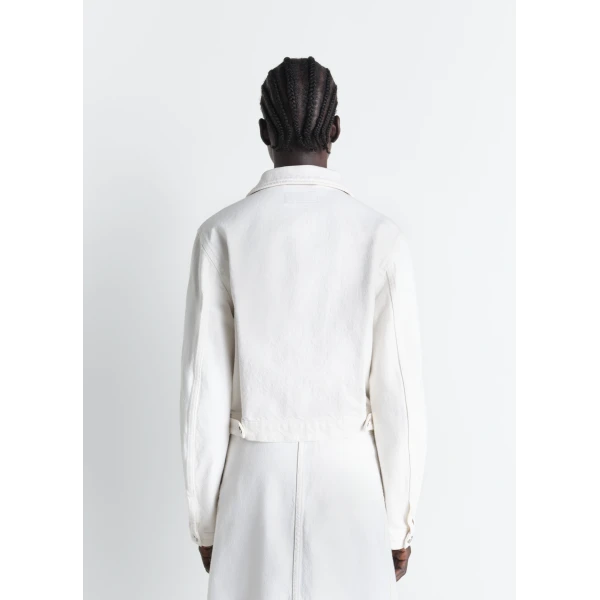 Lemaire Cropped Blouson in Denim Jacket, view 2