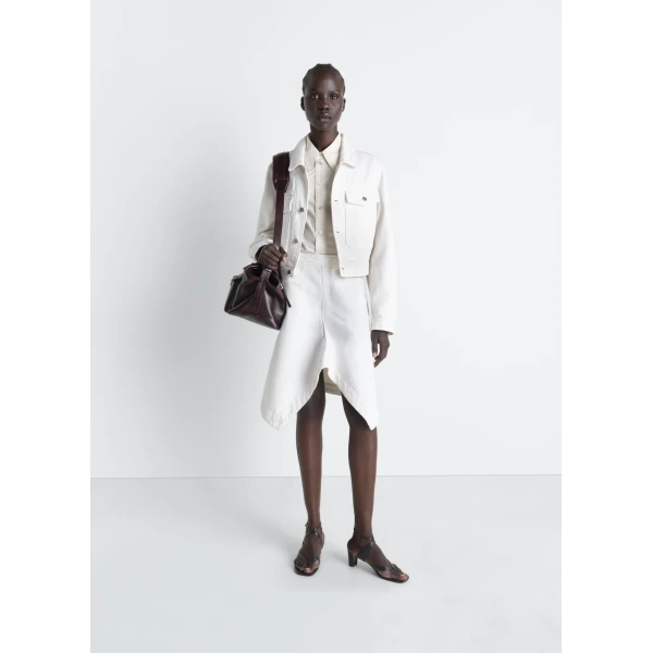 Lemaire Cropped Blouson in Denim Jacket, view 4