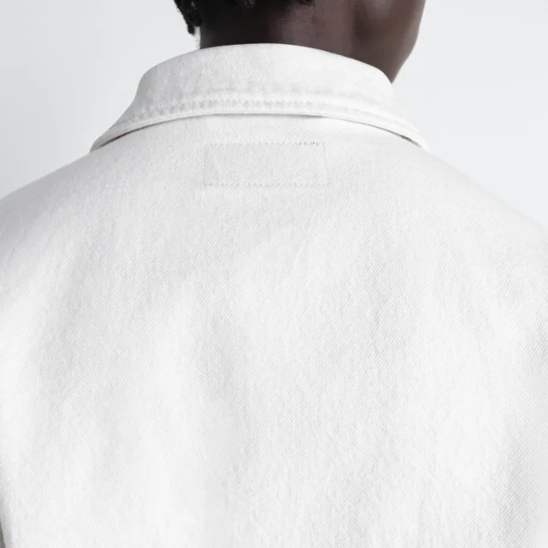 Lemaire Cropped Blouson in Denim - Jackets - Parisian Minimalist Luxury at Coveti