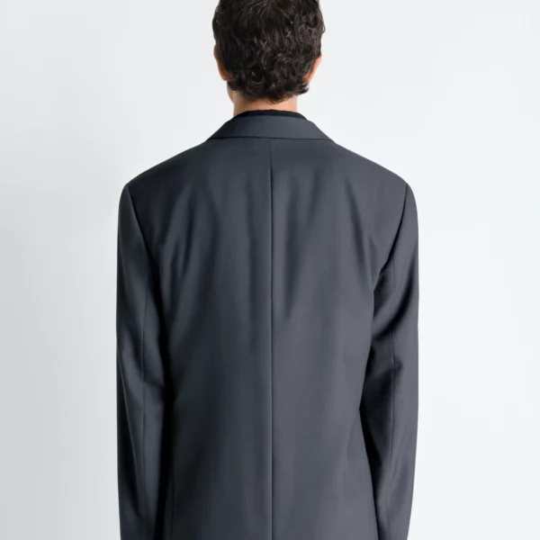 Lemaire Double Breasted Tailored Jacket in Polywool - Jackets - Parisian Minimalist Luxury at Coveti
