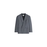Lemaire Double Breasted Tailored Jacket in Polywool - Jackets - Parisian Minimalist Luxury at Coveti