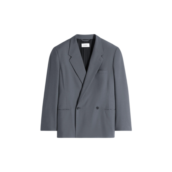Lemaire Double Breasted Tailored Jacket in Polywool - Jackets - Parisian Minimalist Luxury at Coveti