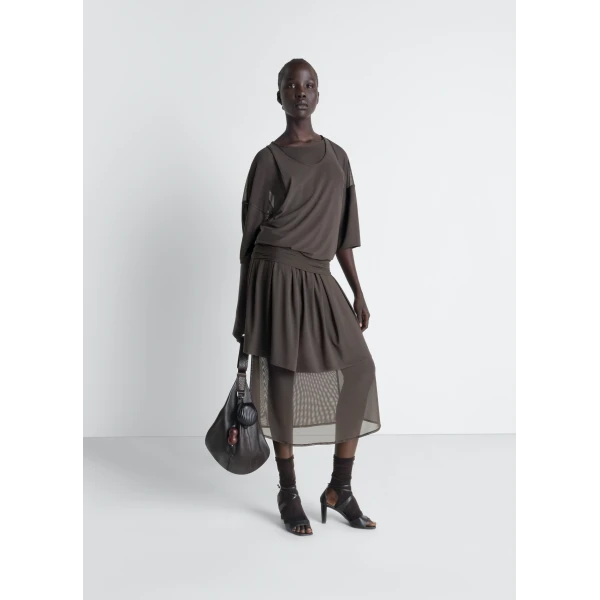 Lemaire Double Layer Dress in Mesh, view 3
