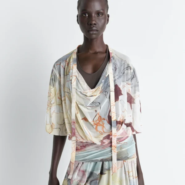 Lemaire Double Layer Dress in Mesh - Dresses - Parisian Minimalist Luxury at Coveti
