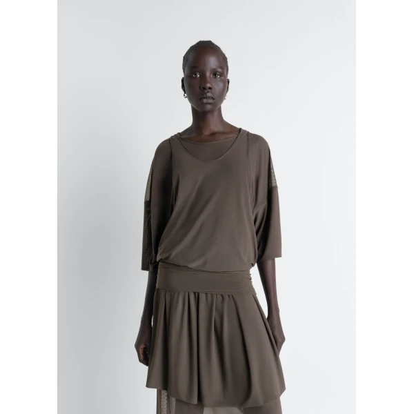 Lemaire Double Layer Dress in Mesh, view 4