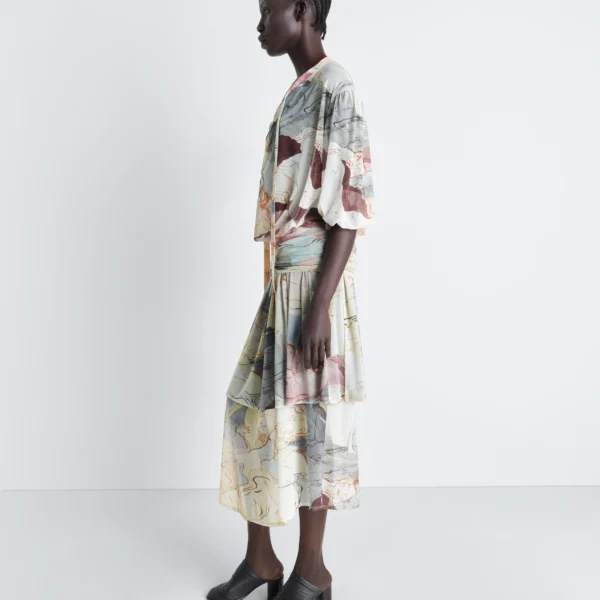 Lemaire Double Layer Dress in Mesh - Dresses - Parisian Minimalist Luxury at Coveti