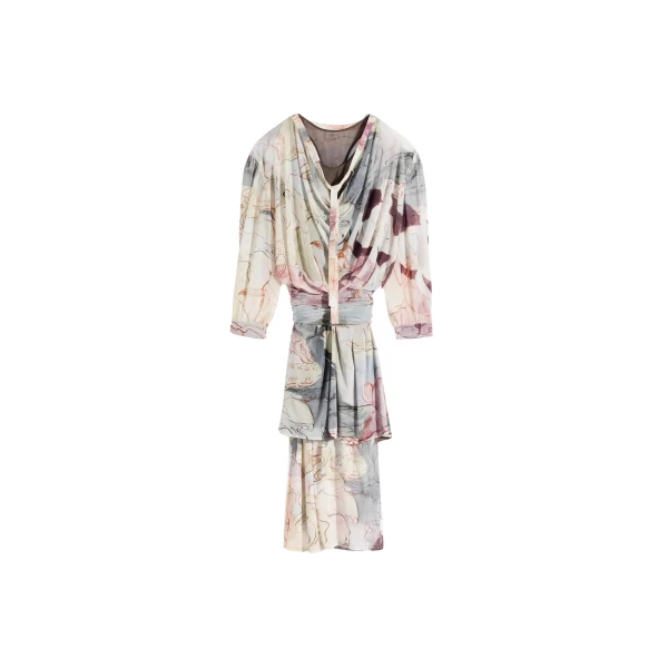 Lemaire Double Layer Dress in Mesh - Dresses - Parisian Minimalist Luxury at Coveti
