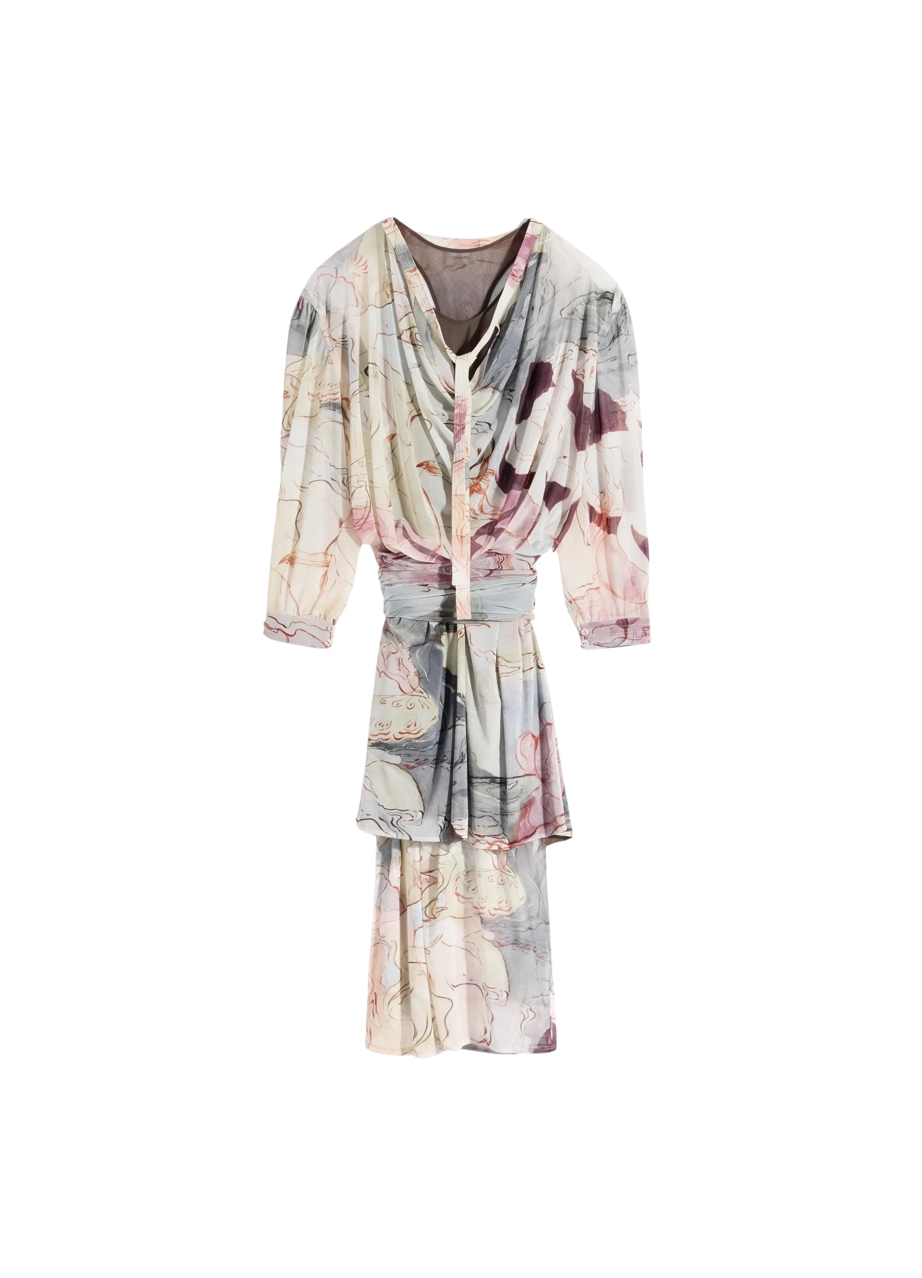 Lemaire Double Layer Dress in Mesh