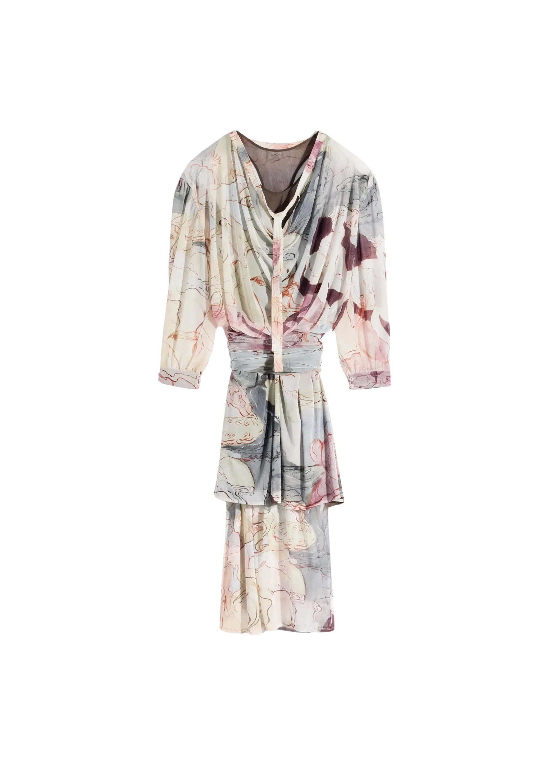 Lemaire-Double-Layer-Dress-in-Mesh-coveti-643537_nobg Lemaire Double Layer Dress in Mesh - Dresses - Parisian Minimalist Luxury at Coveti